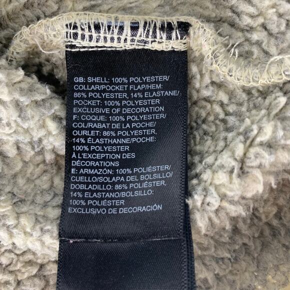 The North Face Men's 1/4-Zip Fleece Sweater Tan Gray Size S - Picture 16 of 16